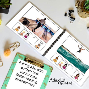 ASL: I like... I don't like... Sports: Adapted Book (Interactive Digital + Printable PDF) Adapted Book - AdaptEd4SpecialEd